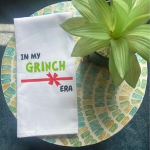 Custom Tea Towel - In My Grinch Era